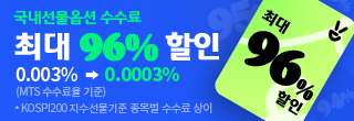 <조기종료>국내선물옵션 온라인 수수료 우대 이벤트